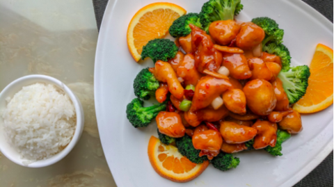 Orange Chicken with Broccoli