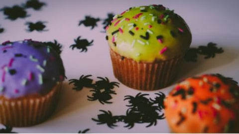 Vegetarian Halloween Cupcake
