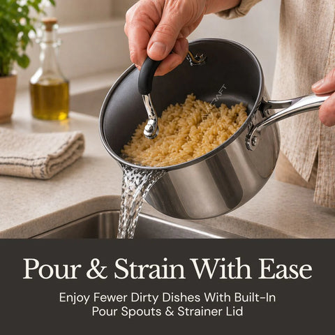 Campus Kitchen Ceramic Nonstick Starter Set