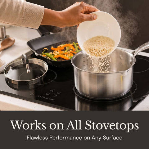 AVACRAFT Signature Stainless Steel Saucepan (5-Ply)