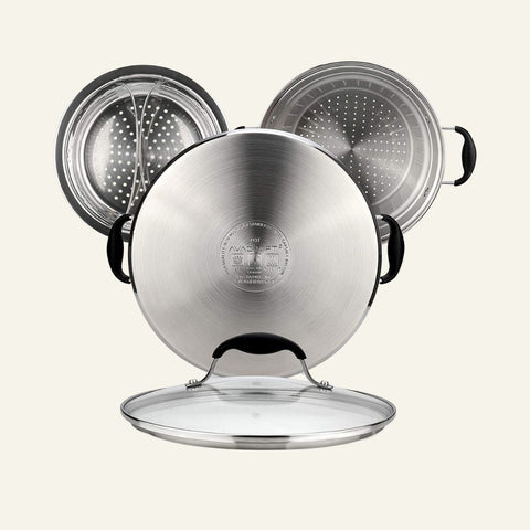 AVACRAFT Signature Stainless Steel Multi-Cook Pot (5-Ply)