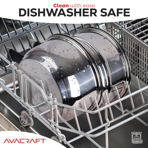 AVACRAFT Signature Double Boiler Saucepan with Lid