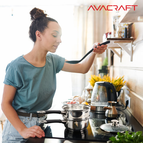 AVACRAFT Signature Double Boiler Saucepan with Lid