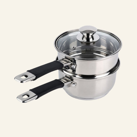 AVACRAFT Signature Double Boiler Saucepan with Lid