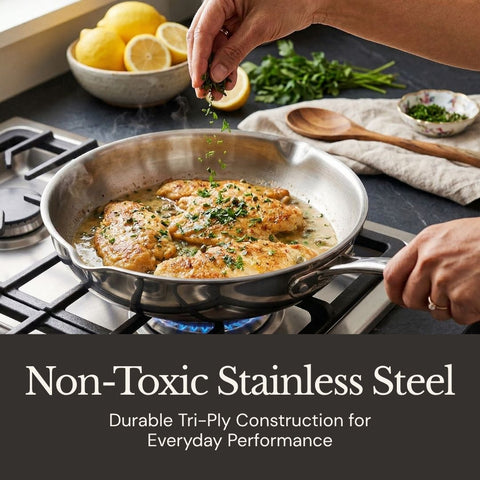 The Essentials Stainless Steel Cookware Set (10 Piece)