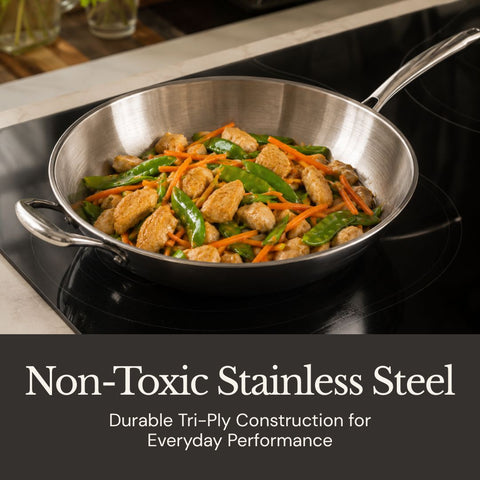 Essential 10” Stainless Steel Wok