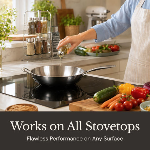 Essential 10” Stainless Steel Wok