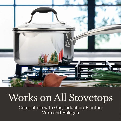 The Essentials Stainless Steel Cookware Set (10 Piece)