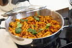Load image into Gallery viewer, AVACRAFT 18/10 Stainless Steel Everyday Pan, Stir Fry Pan with Five-Ply Base (11 inch)
