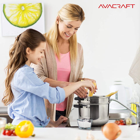AVACRAFT Signature Stainless Steel Multi-Cook Pot (5-Ply)