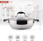 Load image into Gallery viewer, AVACRAFT 18/10 Stainless Steel Everyday Pan, Stir Fry Pan with Five-Ply Base (11 inch)
